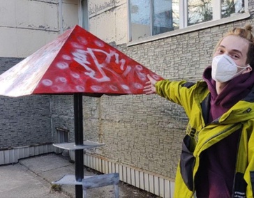 Восстановили мини-беседку на 5 км